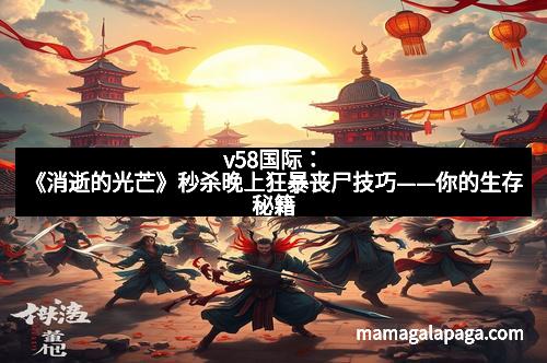 v58国际：《消逝的光芒》秒杀晚上狂暴丧尸技巧——你的生存秘籍